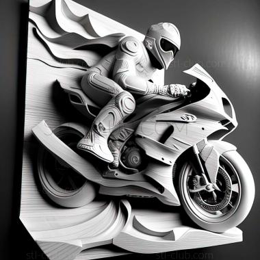 3D мадэль BMW HP4 Race (STL)